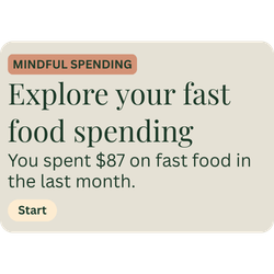 Explore your fast food spending